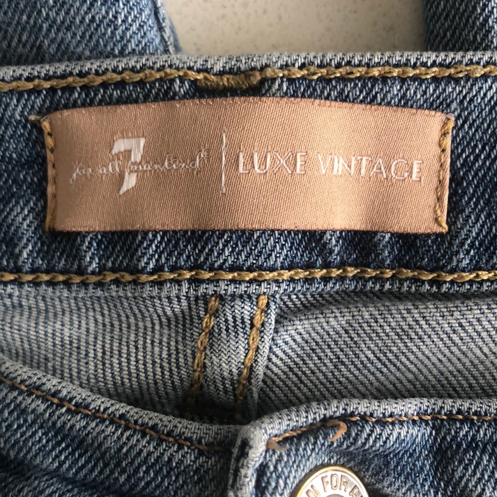 7 For All Mankind Luxe Vintage High Waist Ankle - Picture 8 of 10